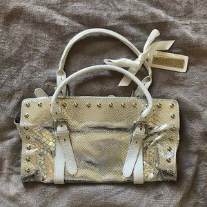 Claudia Firenze Silver Shoulder Bag